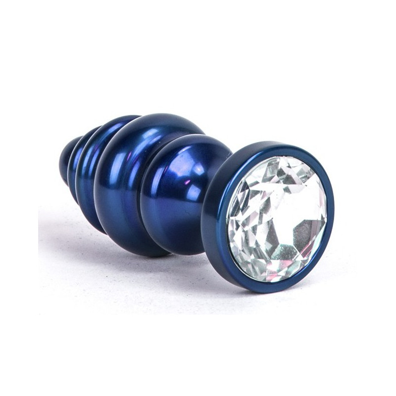 Kiotos Bijou anal Alloy 6.5 x 3 cm Bleu